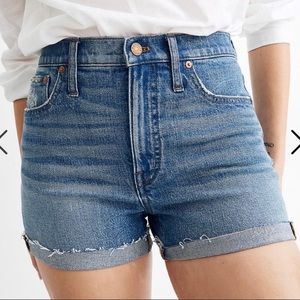 MADEWELL | High Rise Denim Shorts